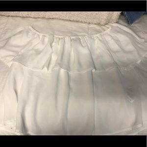 Off the shoulder flowy forever 21 top